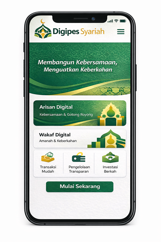 Mobile UI Sample Digipes Syariah